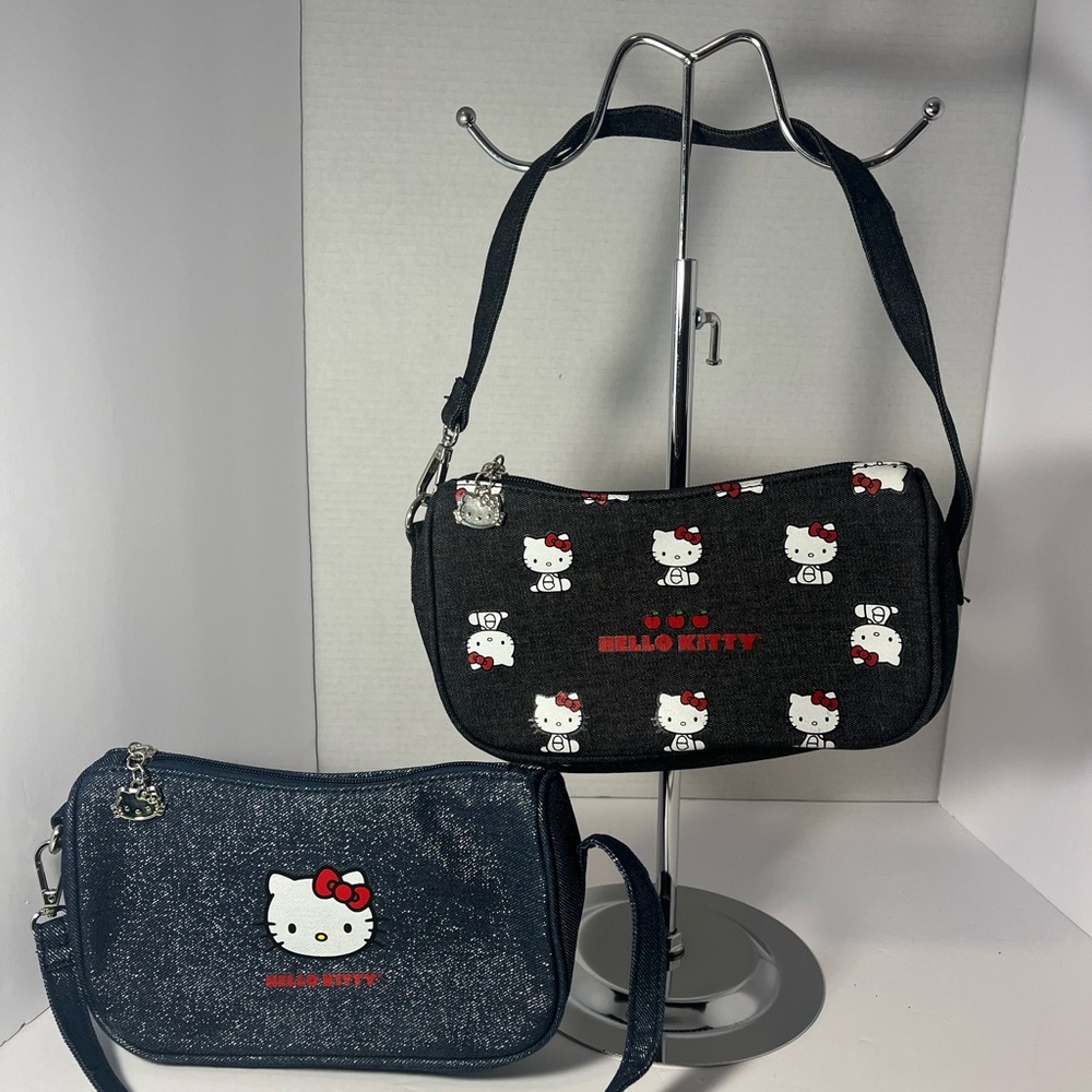 Hello Kitty Black Clutch with Iconic Design